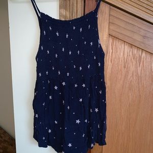 Star printed tank top
